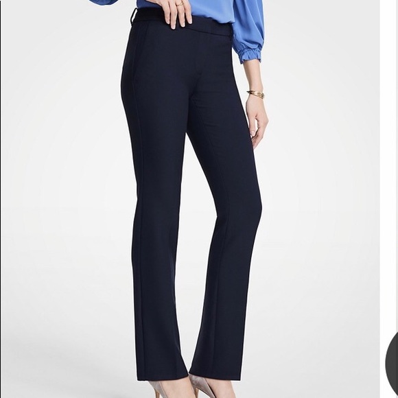 Ann Taylor “The Straight Pant” dark blue - Picture 2 of 7